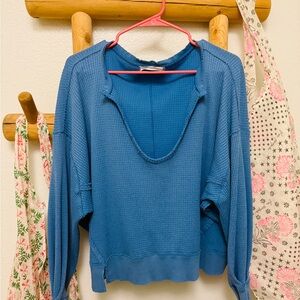 We The Free Waffle Oversized Sweater